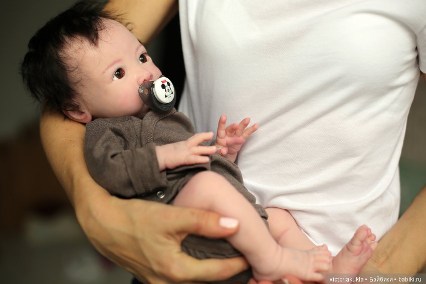 Silicone baby doll by Victoria Vihareva-Pechenkina