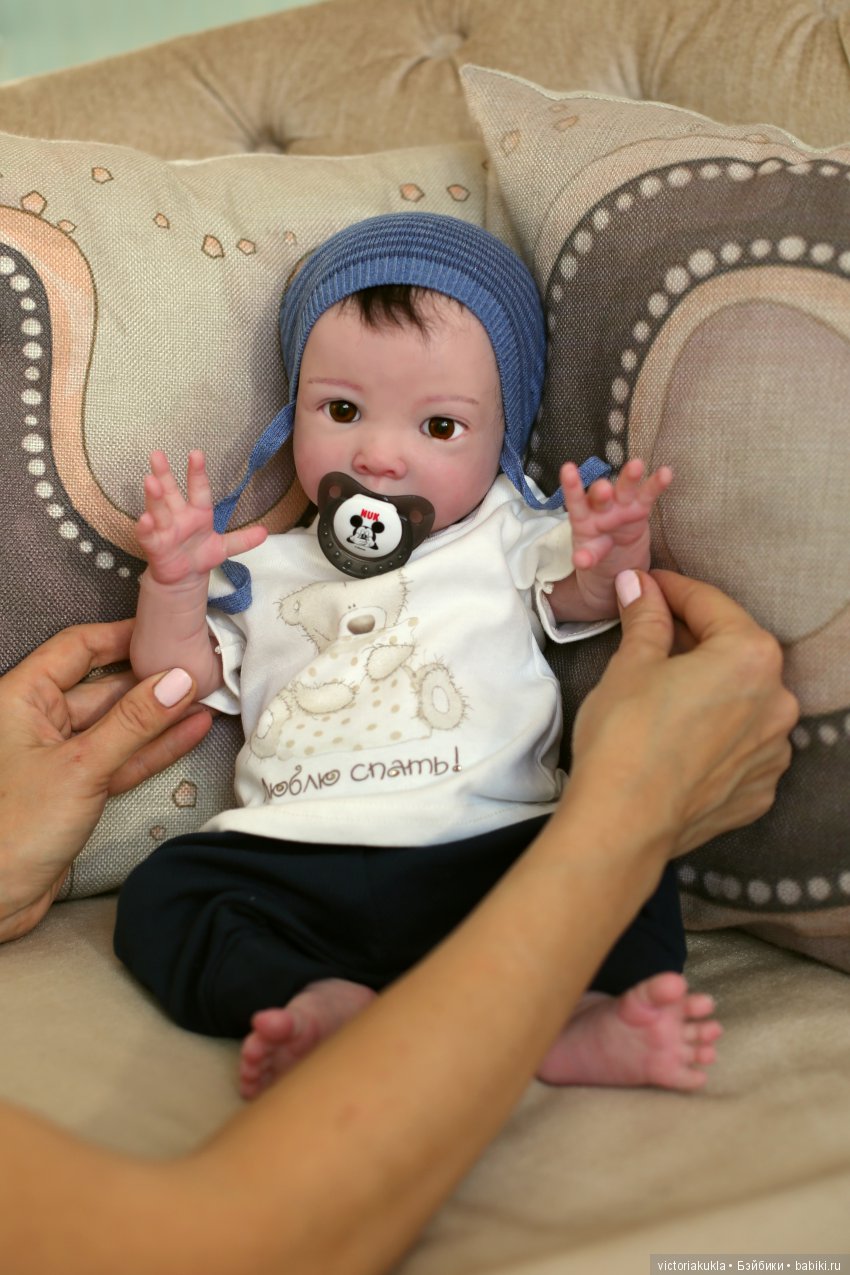 Silicone baby doll by Victoria Vihareva-Pechenkina
