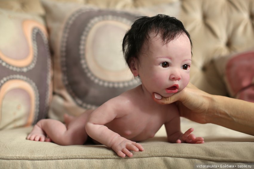 Silicone baby doll by Victoria Vihareva-Pechenkina