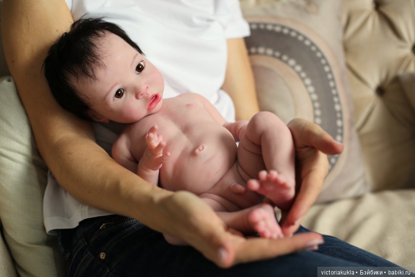 Silicone baby doll by Victoria Vihareva-Pechenkina