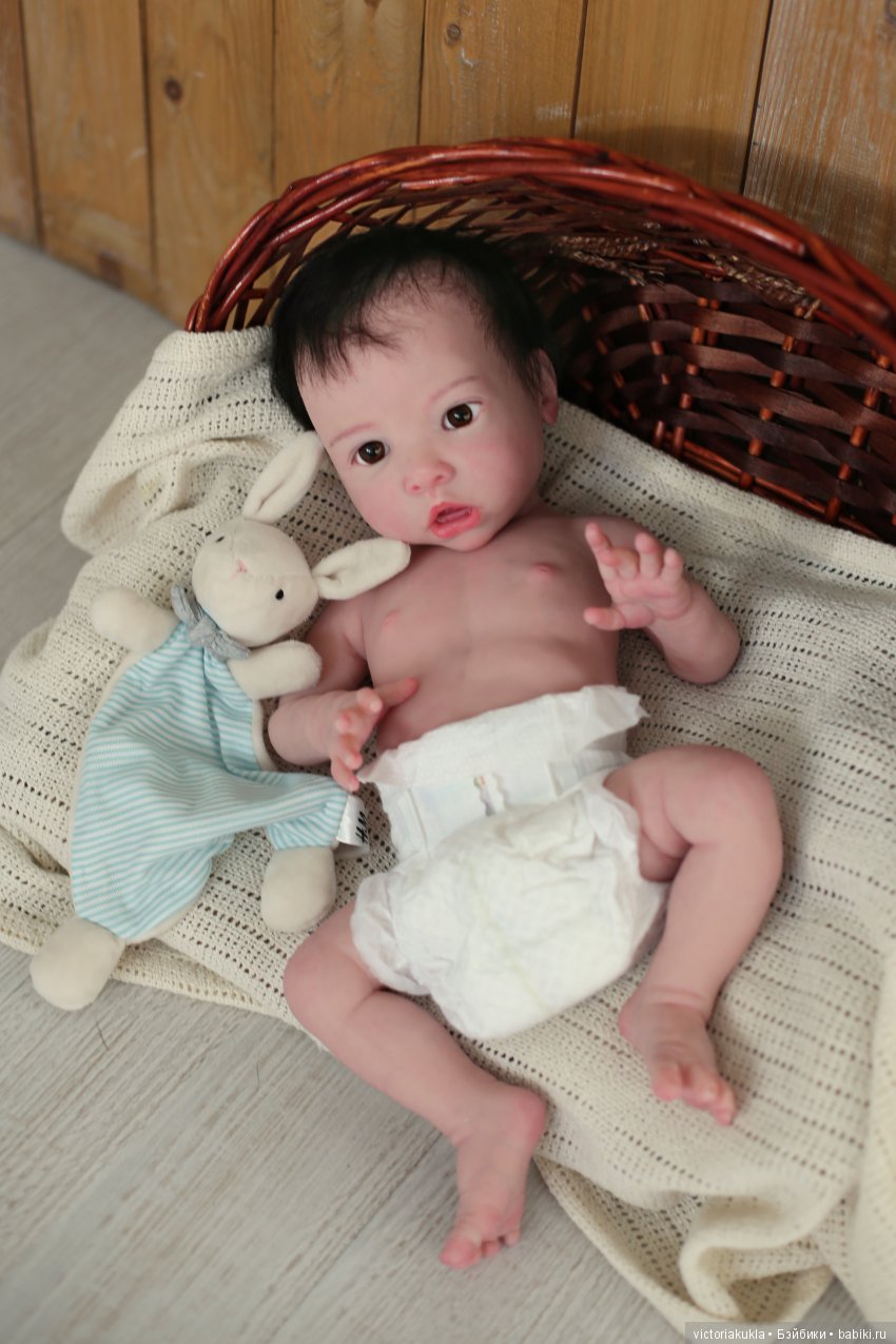 Silicone baby doll by Victoria Vihareva-Pechenkina