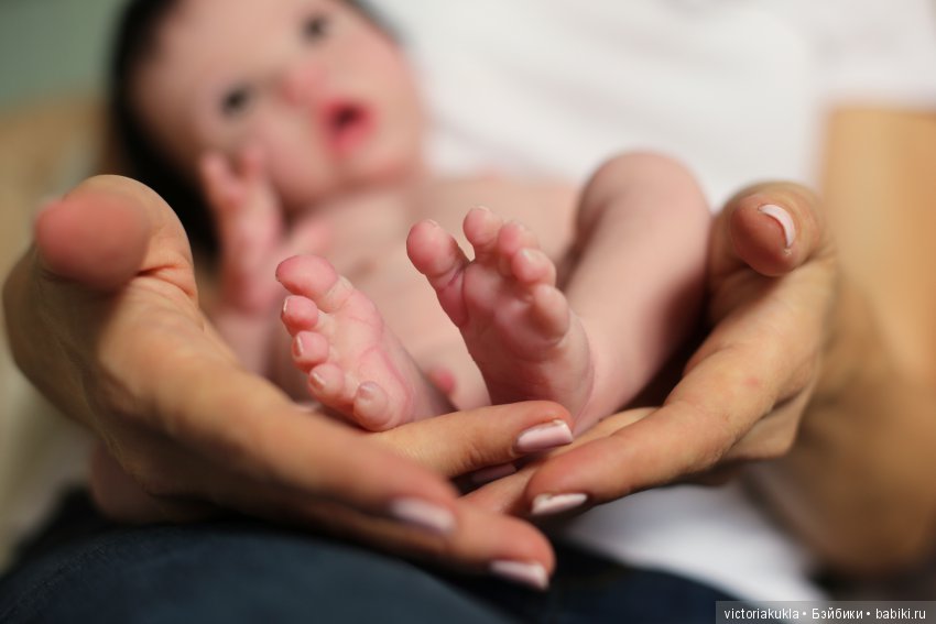 Silicone baby doll by Victoria Vihareva-Pechenkina