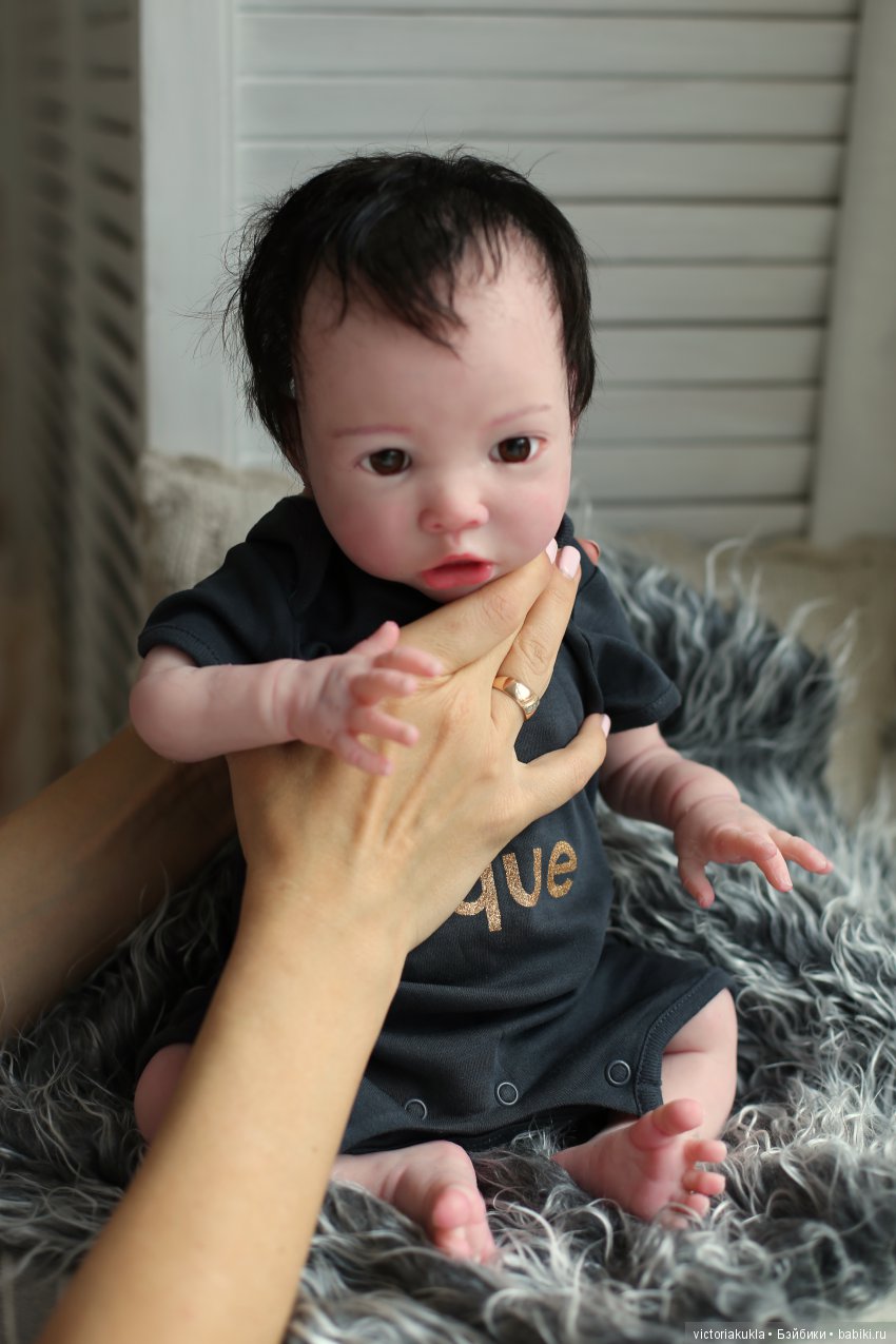 Silicone baby doll by Victoria Vihareva-Pechenkina