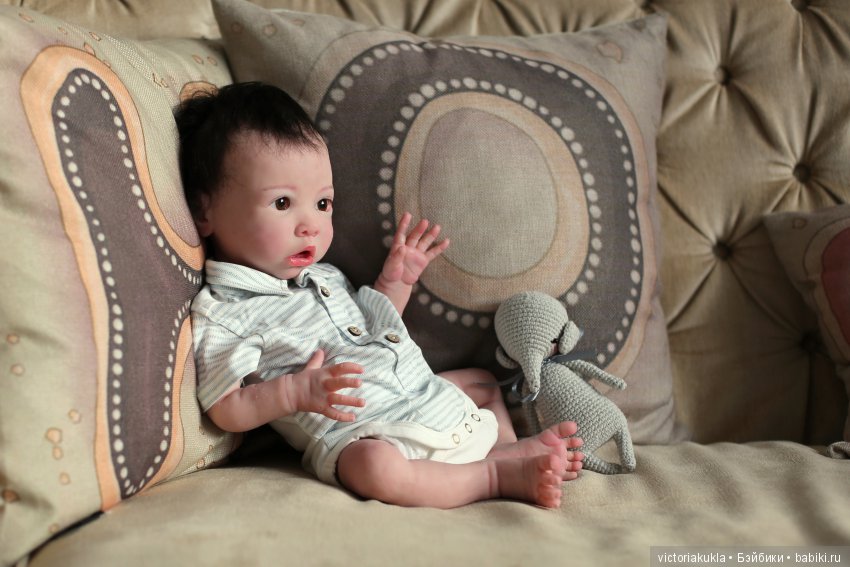 Silicone baby doll by Victoria Vihareva-Pechenkina