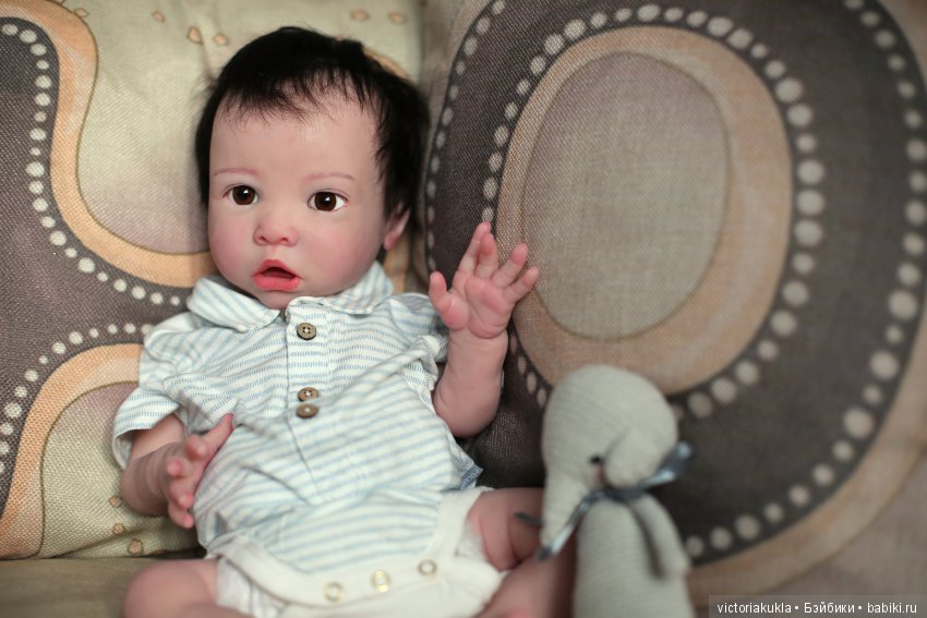 Silicone baby doll by Victoria Vihareva-Pechenkina