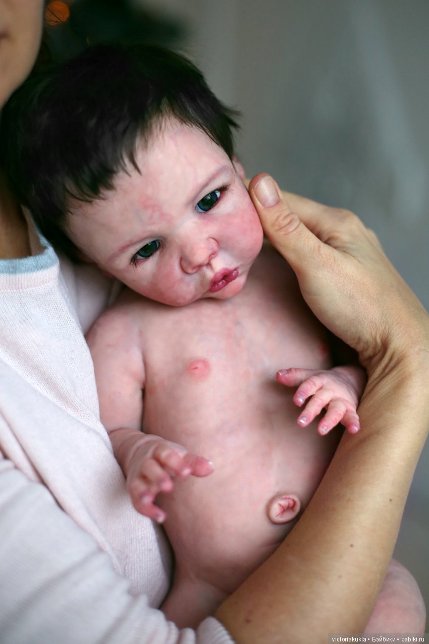 Silicone baby doll by Victoria Vihareva-Pechenkina