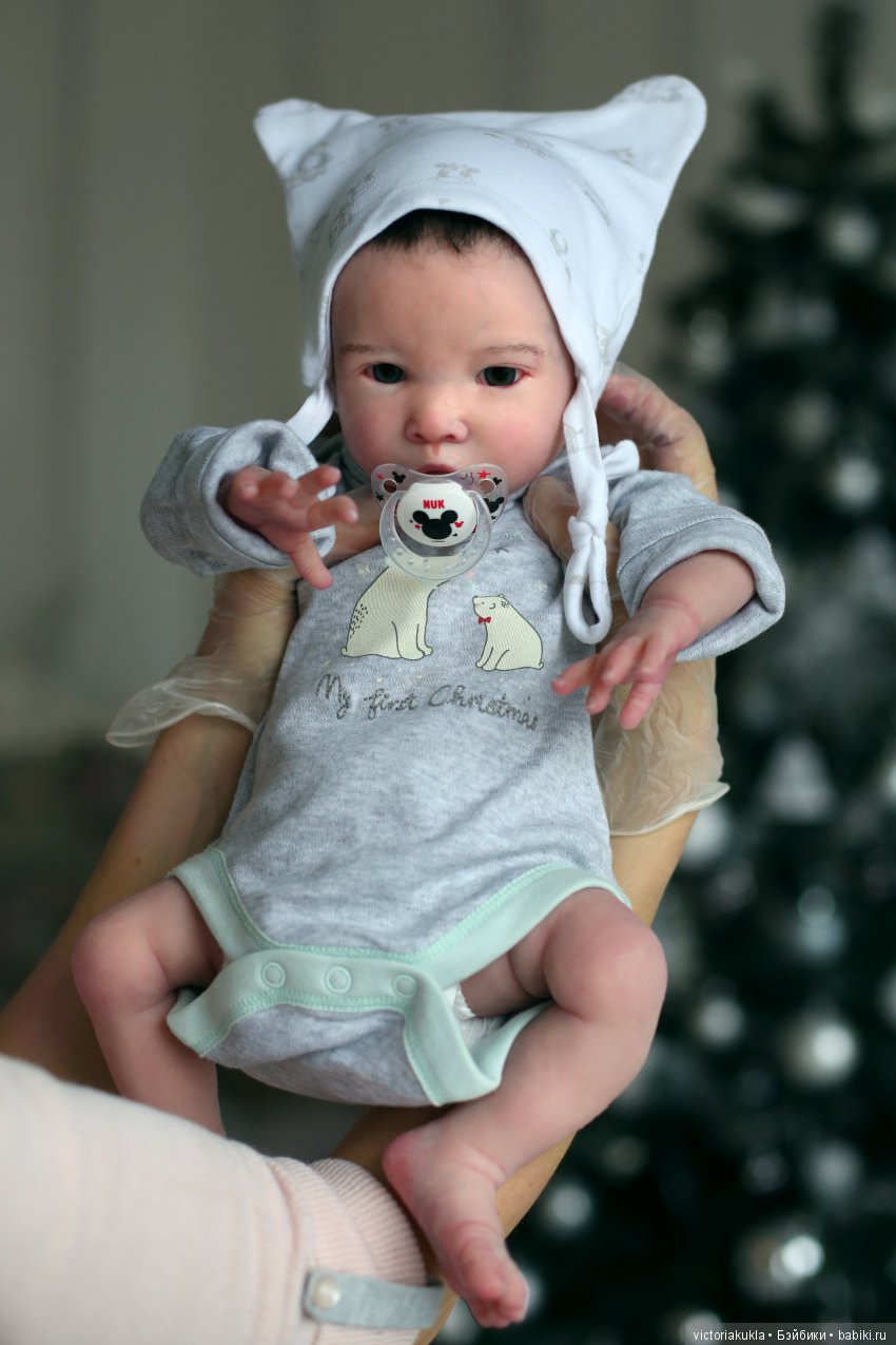 Silicone baby doll by Victoria Vihareva-Pechenkina