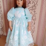 Платье «Кружевной шик». для кукол 60-65см