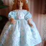 Платье «Кружевной шик». для кукол 60-70см