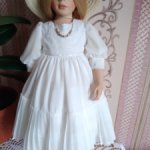 Платье для куклы 60-70см "Нежность"