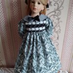 Платье для большой куклы 60-65см