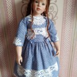 Платье для большой куклы  65-70см