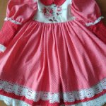 Романтичные платья "Горошек" для кукол 60-70см