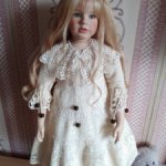 Платье для большой куклы 60 - 70 см