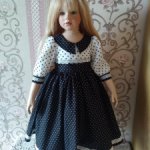 Платье для большой куклы  70см