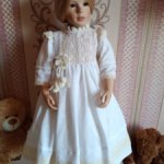 Платье в стиле бохо для кукол 60-70см