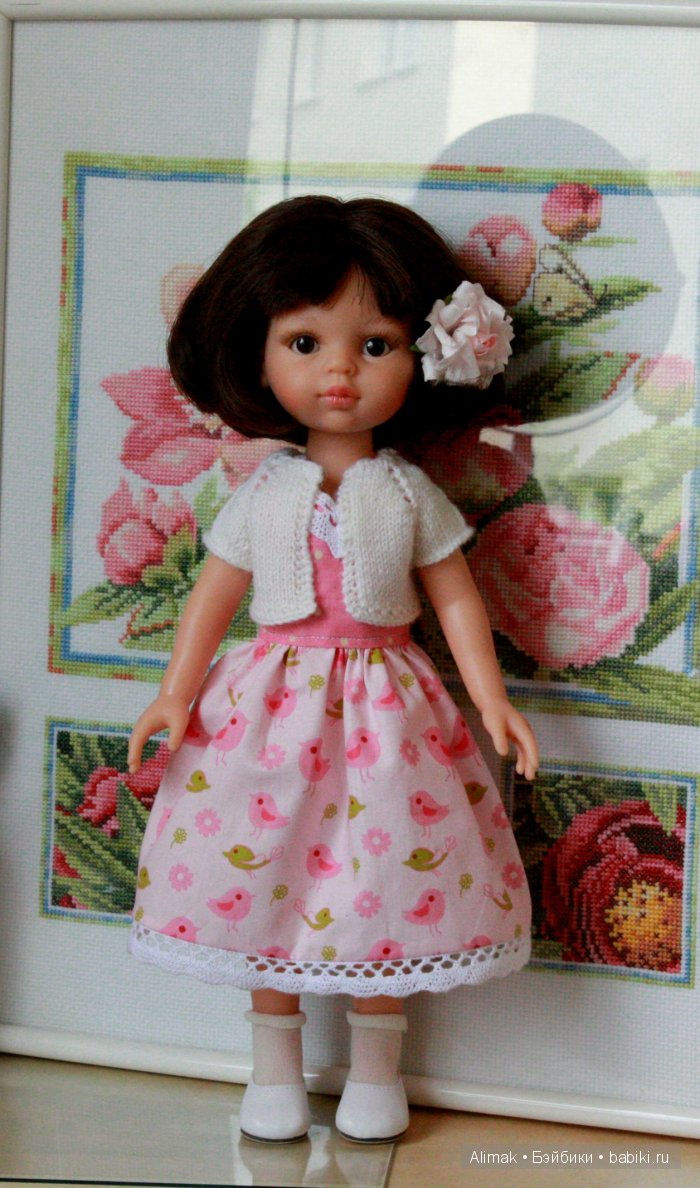 Первое платье для Паолы — Одежда и обувь для кукол своими руками: фото (фото 2)