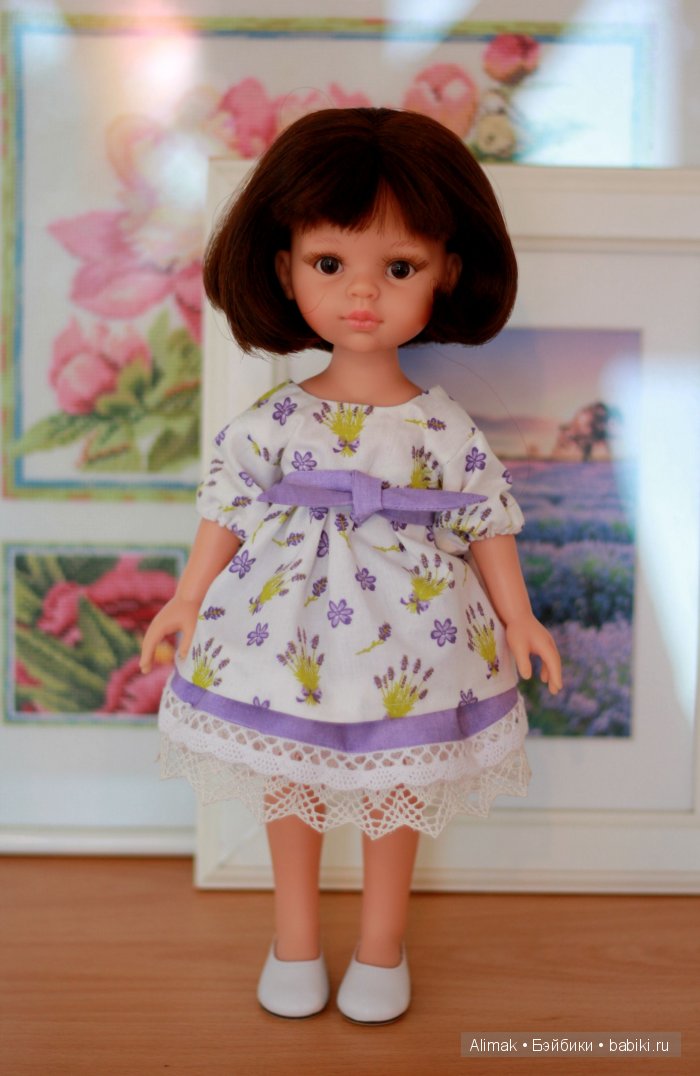 Нежность лаванды и шотландское настроение (наряды для Paola Reina) | Бэйбики Нежность лаванды и шотландское настроение (наряды для Paola Reina)