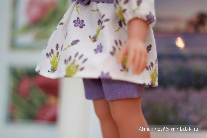 Нежность лаванды и шотландское настроение (наряды для Paola Reina) | Бэйбики Нежность лаванды и шотландское настроение (наряды для Paola Reina) (фото 5)