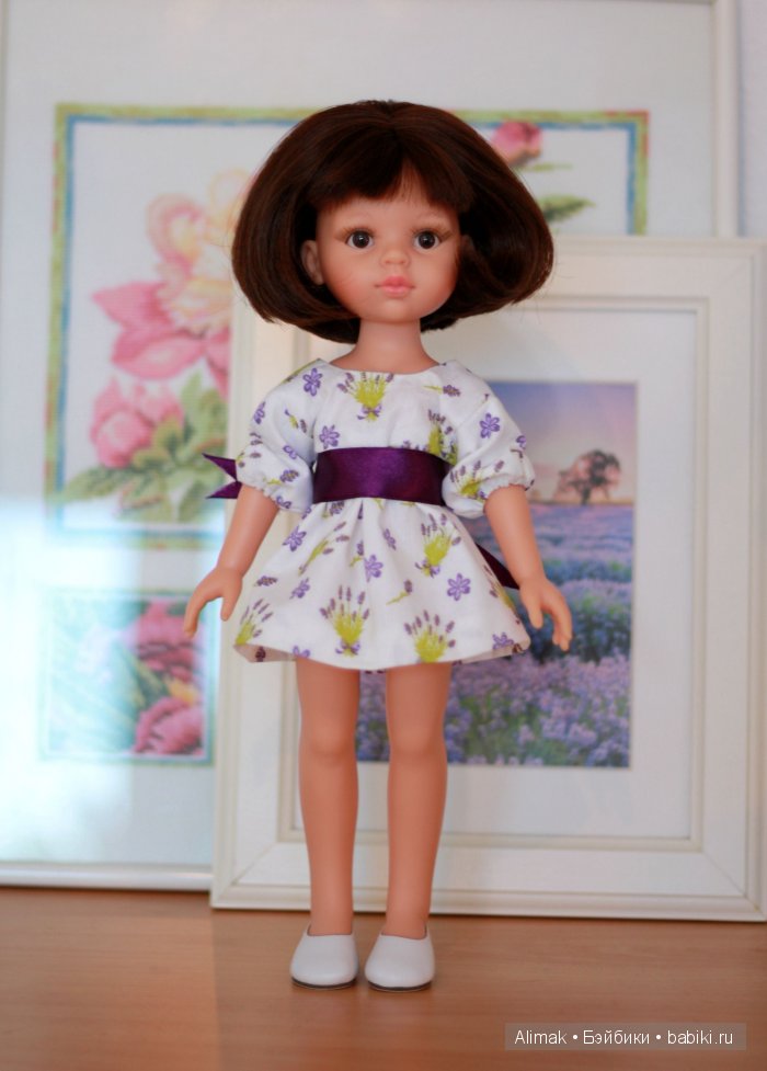 Нежность лаванды и шотландское настроение (наряды для Paola Reina) | Бэйбики Нежность лаванды и шотландское настроение (наряды для Paola Reina) (фото 6)