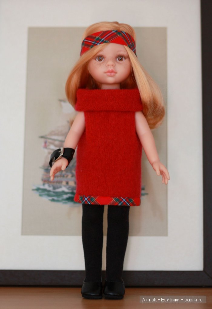 Нежность лаванды и шотландское настроение (наряды для Paola Reina) | Бэйбики Нежность лаванды и шотландское настроение (наряды для Paola Reina) (фото 10)