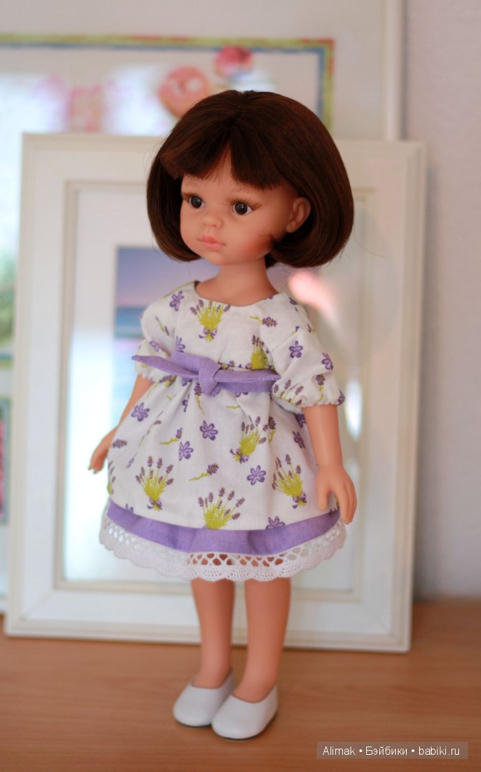 Нежность лаванды и шотландское настроение (наряды для Paola Reina) | Бэйбики Нежность лаванды и шотландское настроение (наряды для Paola Reina) (фото 2)