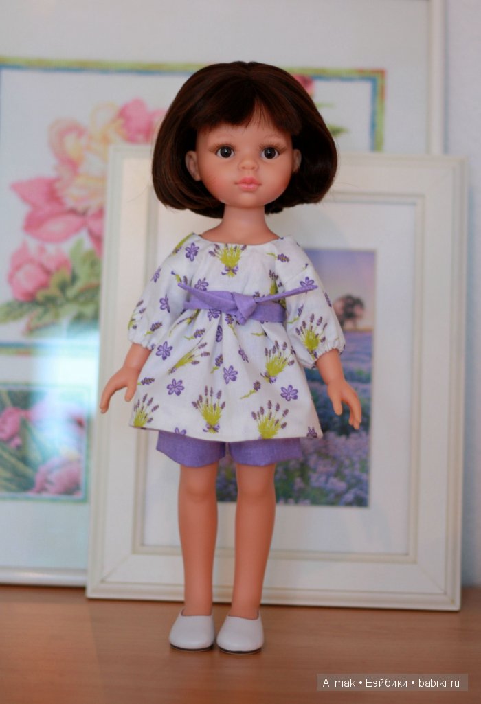 Нежность лаванды и шотландское настроение (наряды для Paola Reina) | Бэйбики Нежность лаванды и шотландское настроение (наряды для Paola Reina) (фото 4)