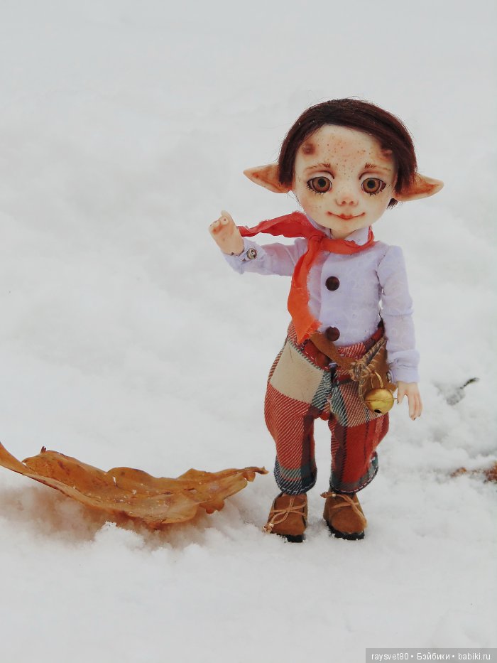 Янтарик, 16 см, полиуретан. Автор Светлана Гоменюк