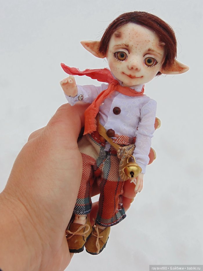 Янтарик, 16 см, полиуретан. Автор Светлана Гоменюк