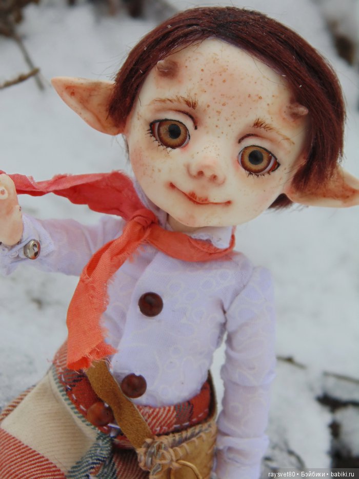 Янтарик, 16 см, полиуретан. Автор Светлана Гоменюк