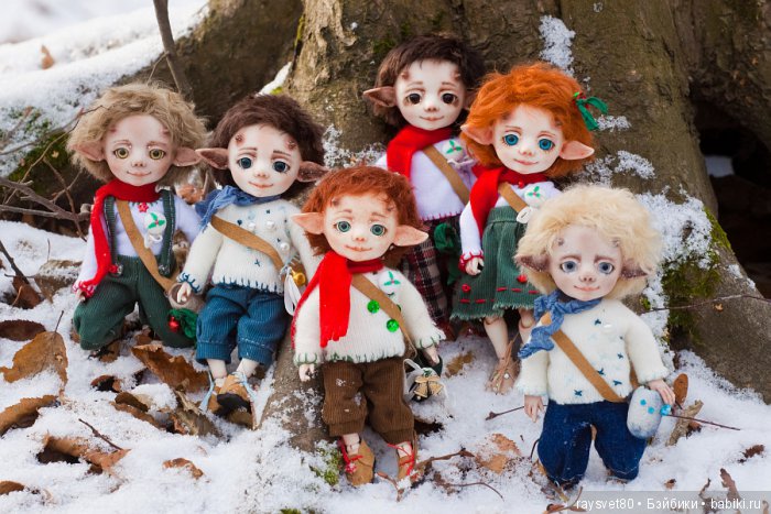 Рождественские фавнята, авторские БЖД