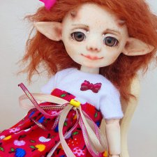 Шарнирная кукла Машуня хочет весны