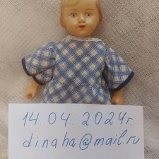 Винтажная кукла, СССР, РХК, 50-е годы