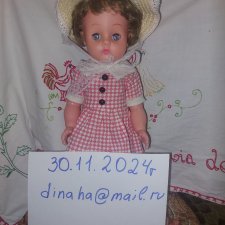 Винтажная кукла, 60-е годы, hong kong