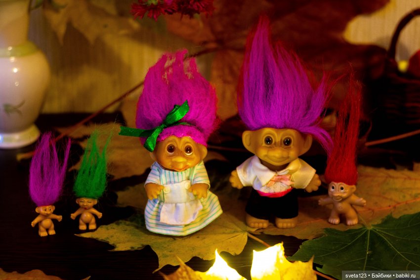 Мои любимые тролли | Бэйбики Мои любимые тролли — Игрушки Тролли (Trolls): винтажные Dam и Russ (фото 3)