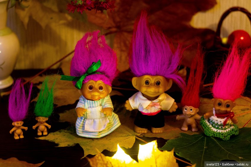 Мои любимые тролли | Бэйбики Мои любимые тролли — Игрушки Тролли (Trolls): винтажные Dam и Russ (фото 4)