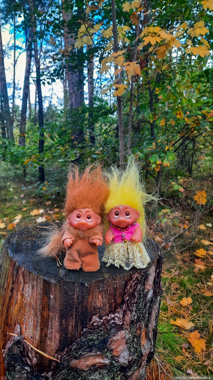 Тролли из волшебного леса 🍁🍂🍄🦋🍁