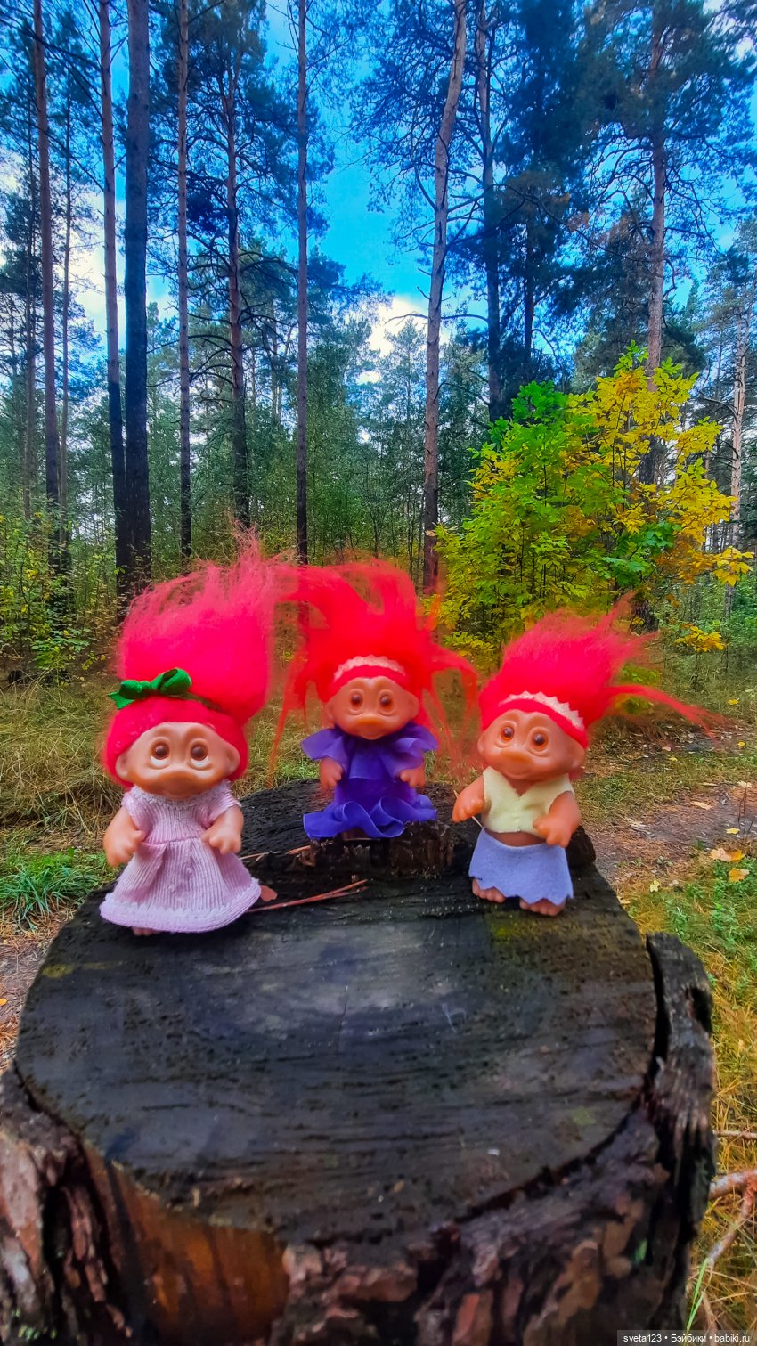 Тролли из волшебного леса 🍁🍂🍄🦋🍁