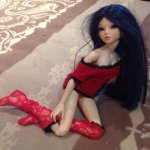 Девушка в красном...