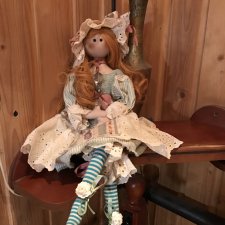 Текстильная кукла Эмилия