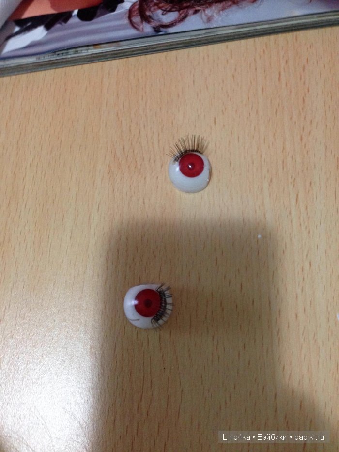 Замена глазок кукле Тейлор
