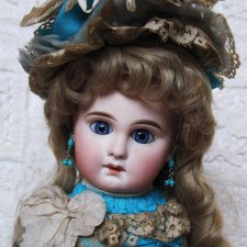 Продолжим разговор о редких антикварных кукла: Немецкая Жюмо. Одна из самых загадочных кукол