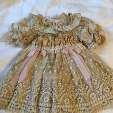 Красивое антикварное платье . Хороший образчик для шьющих