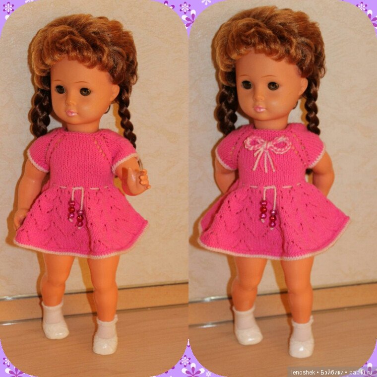 Мои первые игрушки или одеваем старых кукол. Мой первый топик (фото 4)