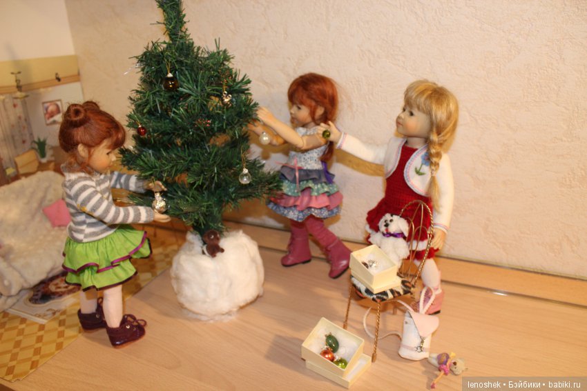 Наряжаем ёлку — Куклы Heidi Plusczok (Хайди/Хейди Плюсчок) — фото