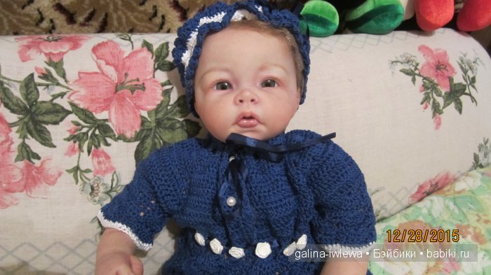 Вязаные обновки для реборнят (фото 7)