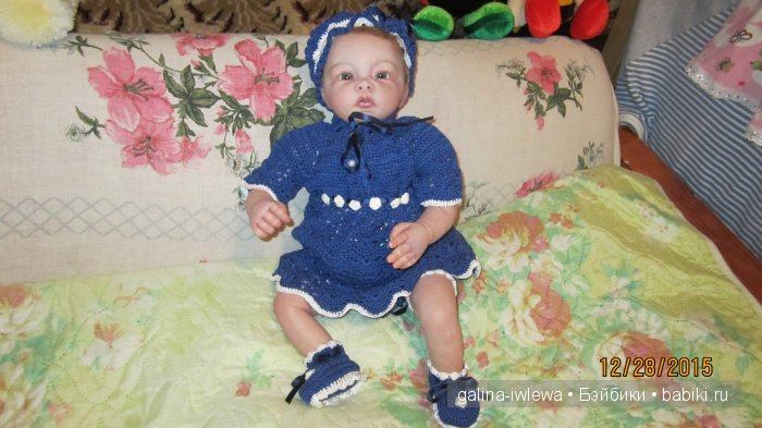 Вязаные обновки для реборнят (фото 6)