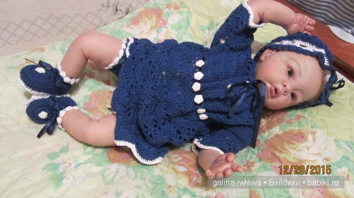 Вязаные обновки для реборнят (фото 5)