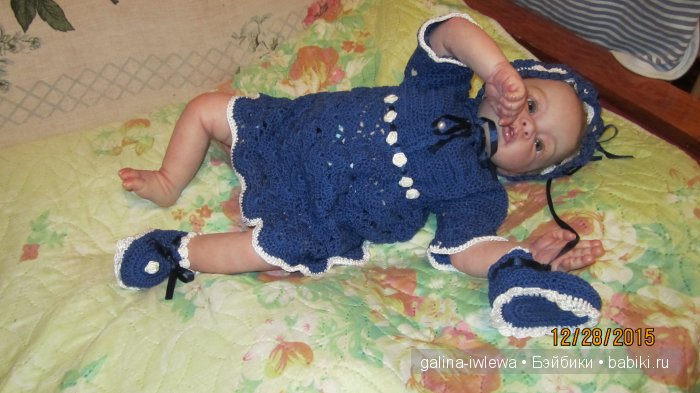Вязаные обновки для реборнят (фото 2)
