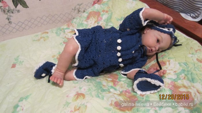 Вязаные обновки для реборнят (фото 3)